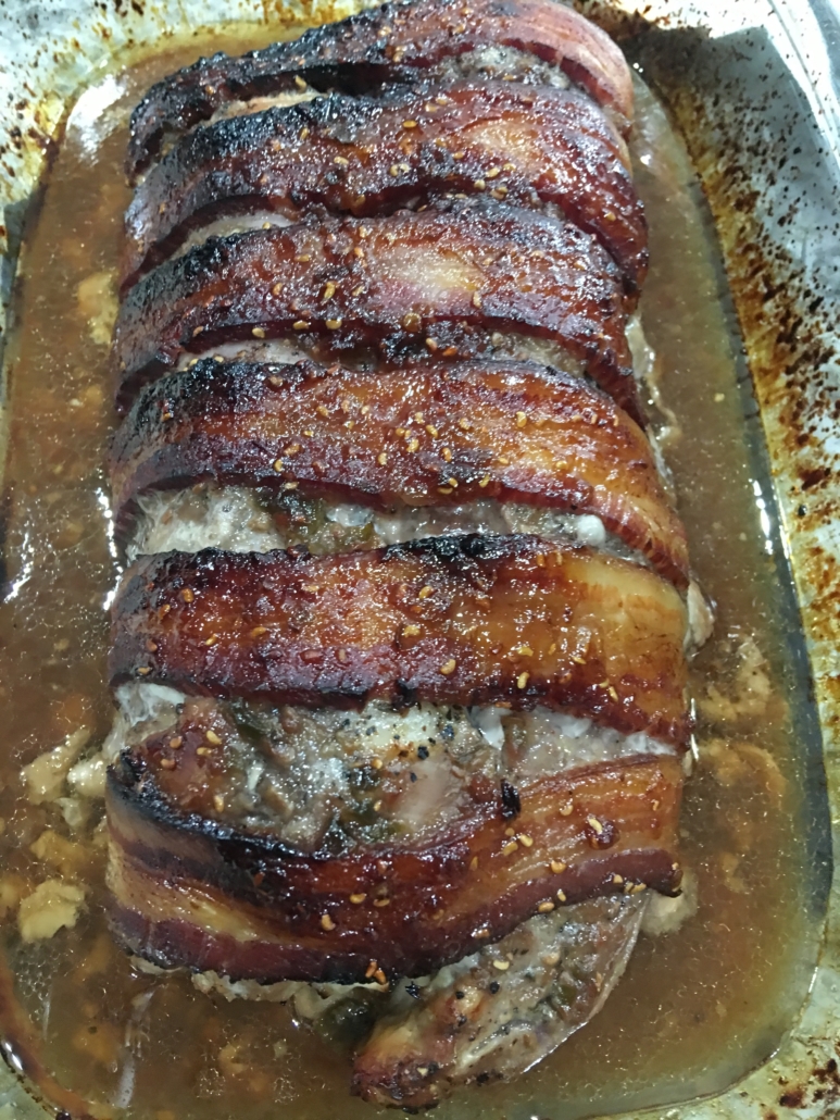 Bacon Wrapped Pork Tenderloin with Raspberry Chipotle Sauce – Kristi’s ...